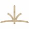 Ekena Millwork Davenport Rough Sawn Timber Gable Bracket, Douglas Fir, 72"W x 45"H x 4"D x 4"F, 15/12 Pitch GBW072X45X0404DAV00RDF - alternate 1